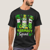 薬局おもしろい局Leprechaun薬剤師St Patr Tシャツ (正面)