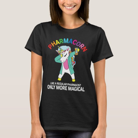 薬局おもしろい技士薬剤師国連 Tシャツ (正面)