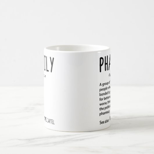 薬局おもしろい技士薬局 コーヒーマグカップ (中央)