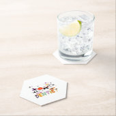 薬局おもしろい技師薬剤師ハロウィーン警官 ペーパーコースター (インサイチュ)