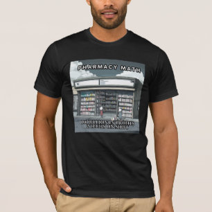 薬局おもしろい技術向けユニーク薬局数学ギフト Tシャツ