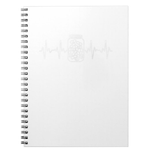 薬局おもしろい技術男性女性用の薬局デザイン ノートブック (正面)