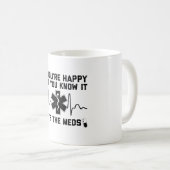 薬局ことわざ|薬剤師向けの贈り物 コーヒーマグカップ (正面右)