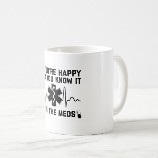 薬局ことわざ|薬剤師向けの贈り物 コーヒーマグカップ (正面右)