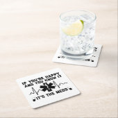 薬局ことわざ|薬剤師向けの贈り物 スクエアペーパーコースター (インサイチュ)