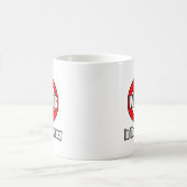 薬局で泣き言を言わない コーヒーマグカップ (中央)