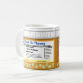 薬局に感謝 コーヒーマグカップ (正面左)