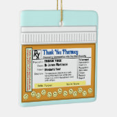 薬局に感謝 セラミックオーナメント (右)