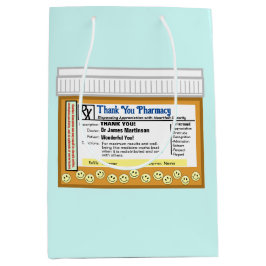 薬局に感謝 ミディアムペーパーバッグ