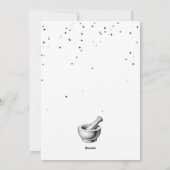 薬局のスター入りサンキューグリーティングカード シーズンカード (裏面)