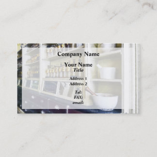 薬局のモルタルとペストル3 名刺