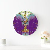 薬局の処方箋 ラージ壁時計 (ホーム)