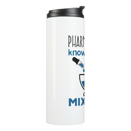 薬局の技術者がミックスする方法を知っている タンブラー (回転左)