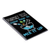 薬局の技術者がミックスする方法を知っている ノートブック (右側)