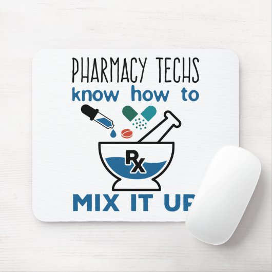 薬局の技術者がミックスする方法を知っている マウスパッド (マウス)