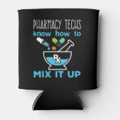 薬局の技術者がミックスする方法を知っている 缶クーラー (正面)