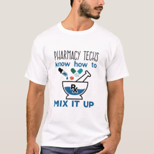 薬局の技術者がItの混ぜ方を知る Tシャツ