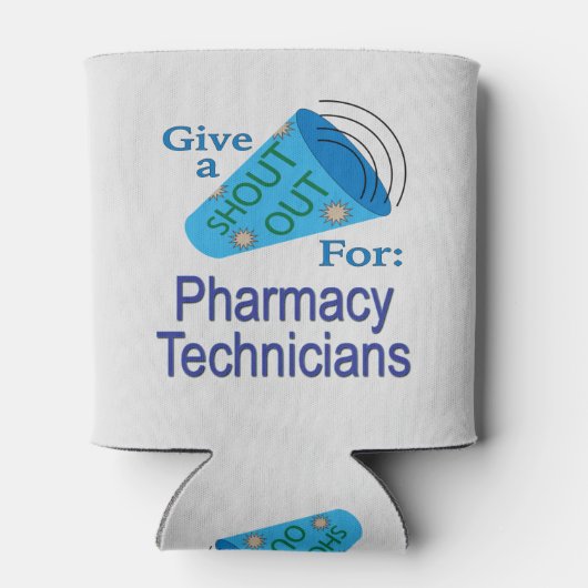 薬局の技術者に声を掛ける 缶クーラー (裏面)