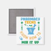 薬局の技術者はそれをミックスする方法を知っている マグネット (正面/裏面)