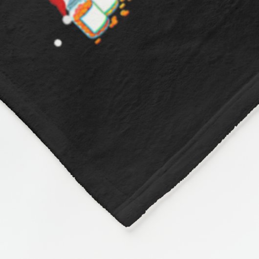 薬局の日12おもしろい Christmas Pharmacist Tec フリースブランケット (角)