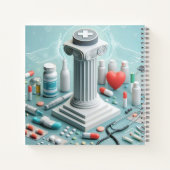 薬局の日:患者の柱を称え気にる ノートブック (裏面)