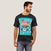 「薬局の日:祝の医療ハート Tシャツ (正面フル)