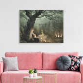 薬局の聖なる森 キャンバスプリント (インサイチュ (リビング))