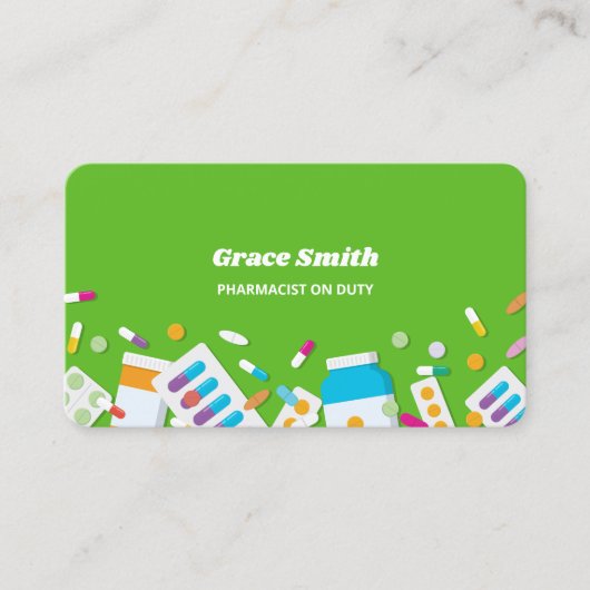薬局の薬 名刺 (正面)