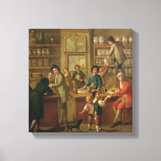 薬局インテリア キャンバスプリント (正面)