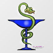 薬局ウィンドウの固定 ウィンドウサイン (シート)