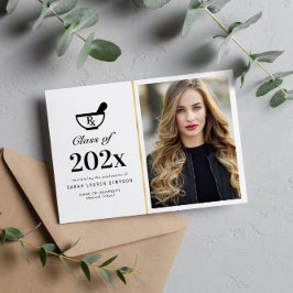 薬局エレガント卒業写真の発表 招待状