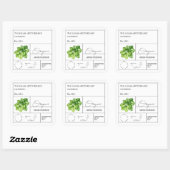 薬局オレガノラベル スクエアシール (シート)