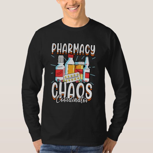 薬局カオスコーディネーター薬剤師Rph Tシャツ (正面)