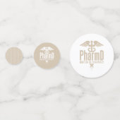 薬局カスタム院卒業会のPharmD医師 コンフェッティ (裏面)