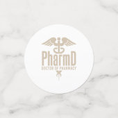 薬局カスタム院卒業会のPharmD医師 コンフェッティ (スモール正面)