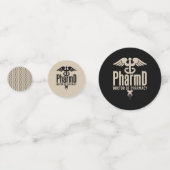 薬局カスタム院卒業会のPharmD医師 コンフェッティ (裏面)