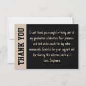 薬局カスタム院卒業会のPharmD医師 サンキューカード (裏面)