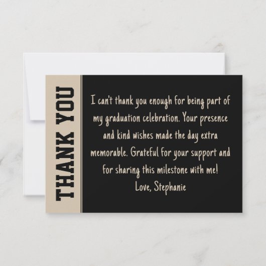 薬局カスタム院卒業会のPharmD医師 サンキューカード (裏面)