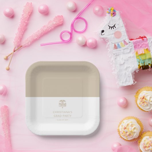 薬局カスタム院卒業会のPharmD医師 ペーパープレート (パーティー)