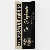 薬局カスタム院卒業会のPharmD医師 横断幕 (縦)