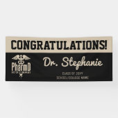 薬局カスタム院卒業会のPharmD医師 横断幕 (横)