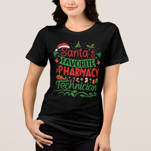 薬局クリスマスサンお気に入りのタ トライブレンドＴシャツ (正面)