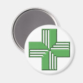 薬局クロス マグネット (正面/裏面)