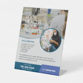 薬局サービスカスタムの台座看板 台座サイン (正面)