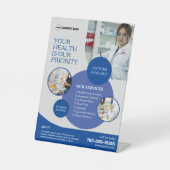 薬局サービスカスタムの台座看板 台座サイン (正面)