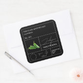 薬局ジャラペノラベル スクエアシール (封筒)