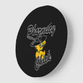 薬局チック#4 ラージ壁時計 (傾斜)