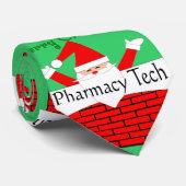 薬局テッククリスマスレトロサンタティ男性へ ネクタイ (ロール)