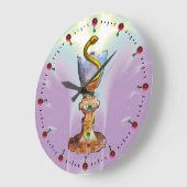 薬局ハイジアボウル ラージ壁時計 (傾斜)