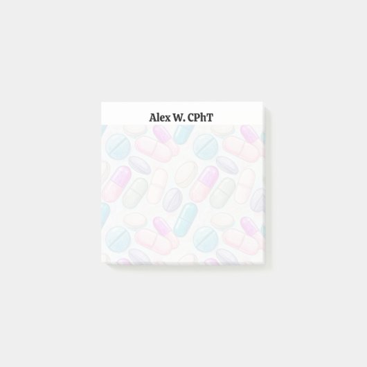 薬局パーソナライズされた技術付箋 ポストイット (正面)